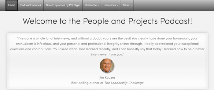 People and Projects Podcast