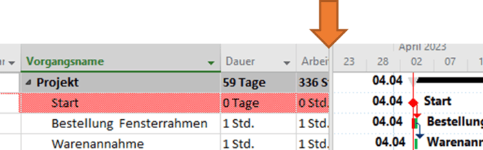 Projektpläne drucken Microsoft Project