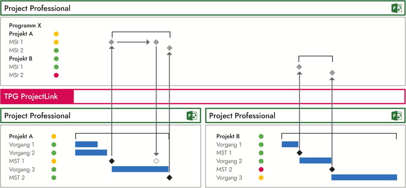 Programmmanagement mit Microsoft Project Server / Project Online und TPG ProjectLink