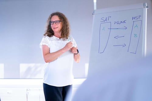 Women in project management – Flipchart